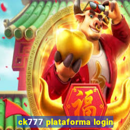 ck777 plataforma login